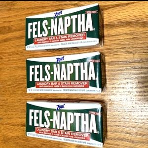 3 FELS-NAPTHA 5.0oz, Laundry Detergent Soap Bars Stain Remover.